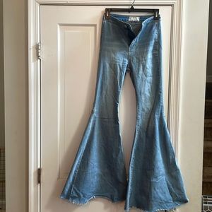 Free People flare leg jeans